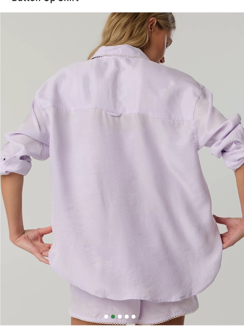 Aerie Offline You’re So Smooth Button Down Shirt - Picture 8 of 8